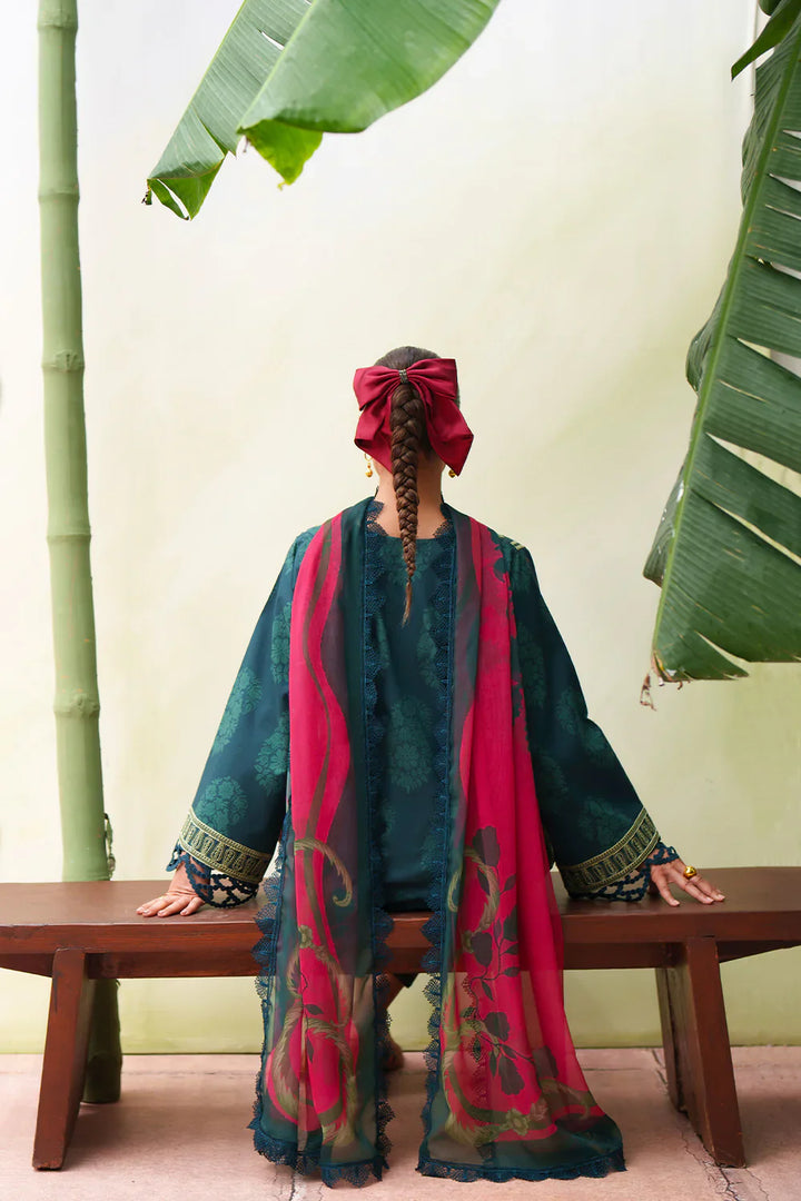 Laanem by Saira Rizwan Unstitched Embroidered Lawn 3 Piece Suit SR26ULL NAYRA-B - Summer Collection