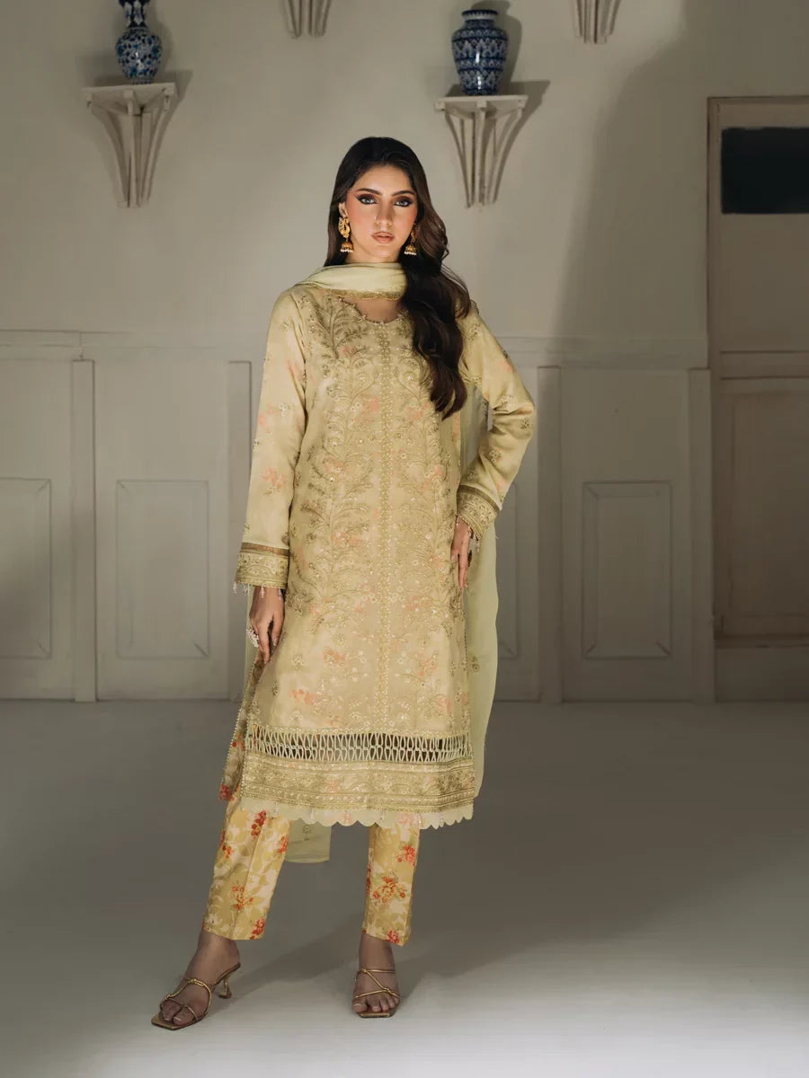 Salitex Unstitched Embroidered Chiffon 3 Piece Suit SUNS8CH511 Festive Collection