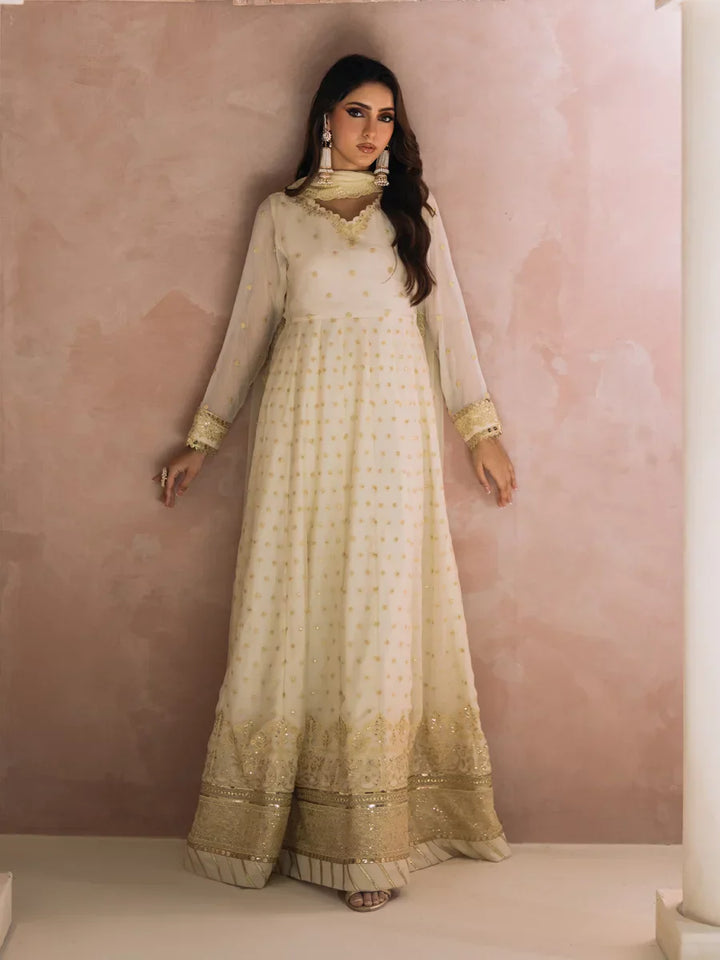 Salitex Unstitched Embroidered Chiffon 3 Piece Suit SUNS8CH504 Festive Collection