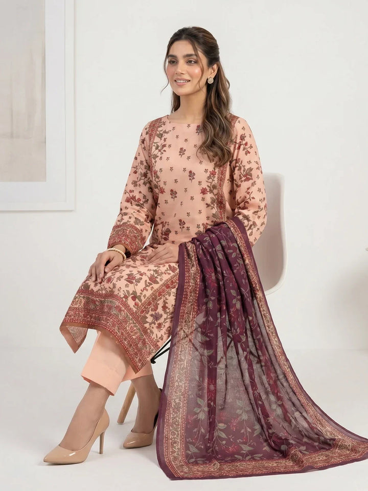 Salitex Unstitched Printed Lawn 3 Piece Suit SSW6U3P422 Summer Collection