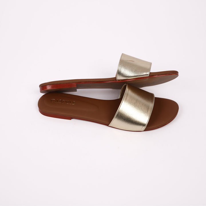 Canvas Gallery Footwear Casual 1 Piece ZAROON - METALLIC GOLD