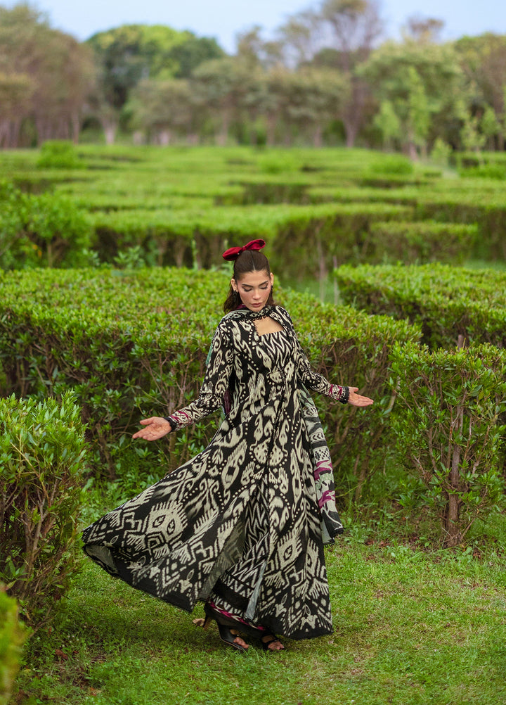 Bridgerton by Elaf Unstitched Printed Lawn 3 Piece Suit EL26ULB EPB-1B - Summer Collection