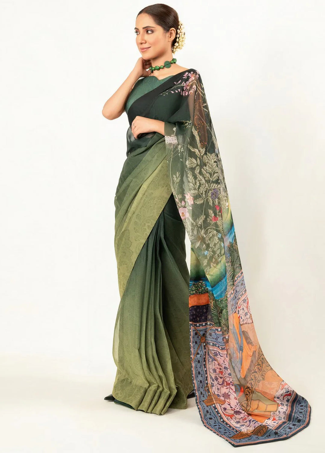 Imran Aftab RTW Printed Chiffon 3 Piece Suit IASC 06 - Festive Collection