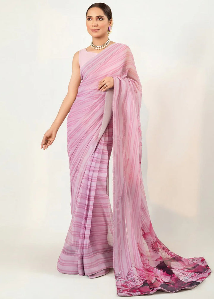 Imran Aftab RTW Printed Chiffon 3 Piece Suit IASC 12 - Festive Collection