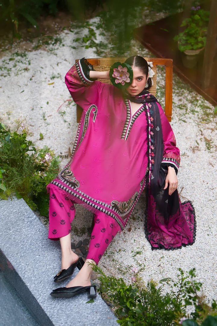 Laanem by Saira Rizwan Unstitched Embroidered Lawn 3 Piece Suit SR26ULL AMARA-А - Summer Collection