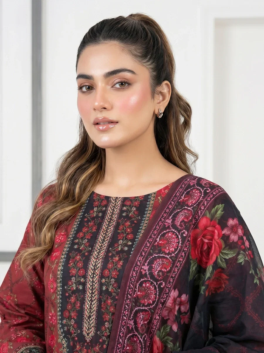 Salitex Unstitched Printed Lawn 3 Piece Suit SSW6U3P427 Summer Collection