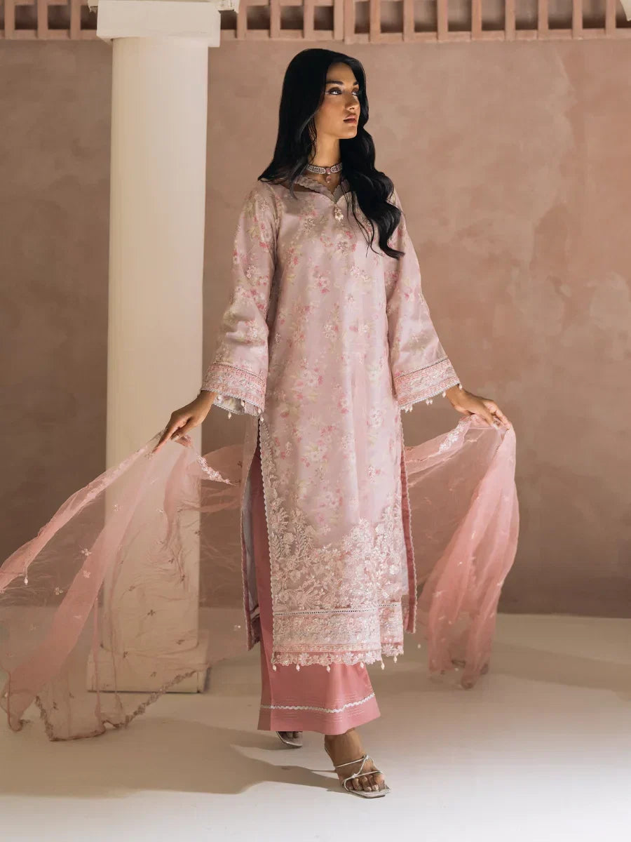 Salitex Unstitched Embroidered Chiffon 3 Piece Suit SUNS8CH522 Festive Collection