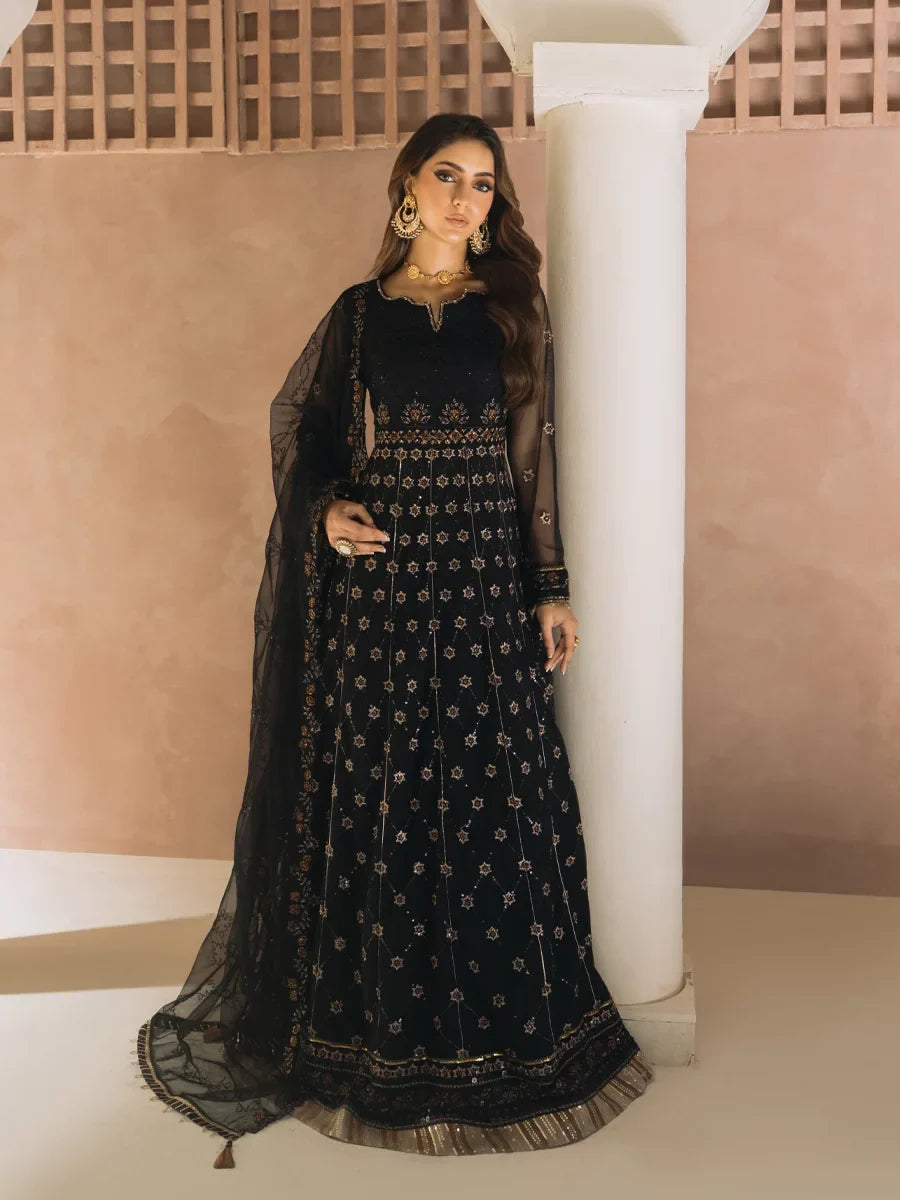 Salitex Unstitched Embroidered Chiffon 3 Piece Suit SUNS8CH521 Festive Collection