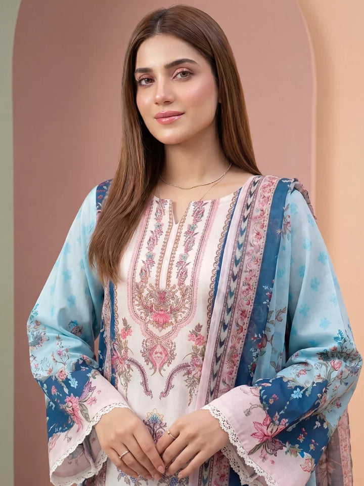 Salitex Women Unstitched Printed Lawn 3 Piece Suit SSW8U3P446 Casual Collection
