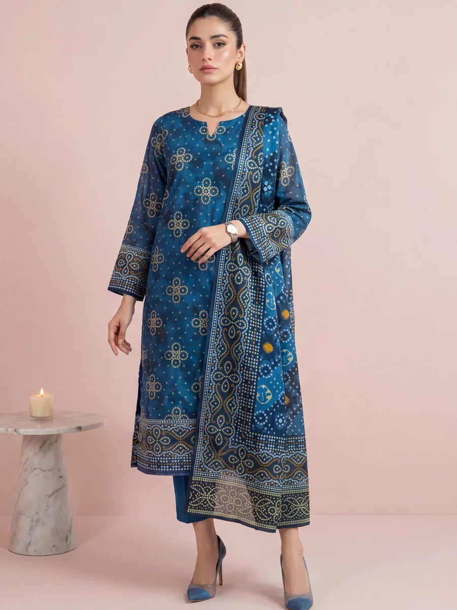 Salitex Women Unstitched Printed Lawn 3 Piece Suit SSW6U3P433 Casual Collection