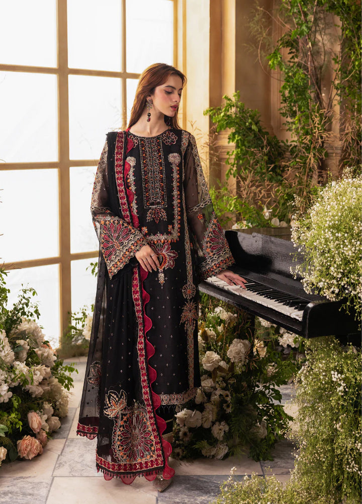 Zebtan Women Unstitched Embroidered Chiffon 3 Piece Suit ZC-03 Festive Collection