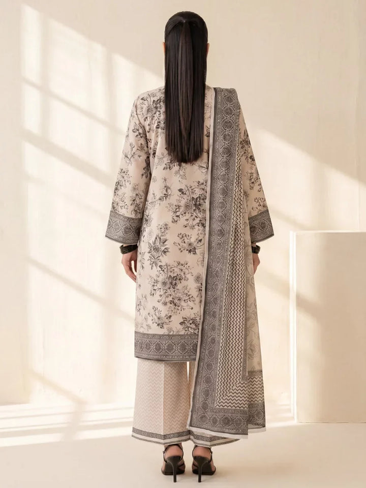 Salitex Unstitched Printed Lawn Silk 3 Piece Suit SUNS7ASI411 Casual Collection