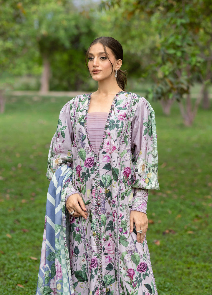 Bridgerton by Elaf Unstitched Printed Lawn 3 Piece Suit EL26ULB EPB-3A - Summer Collection