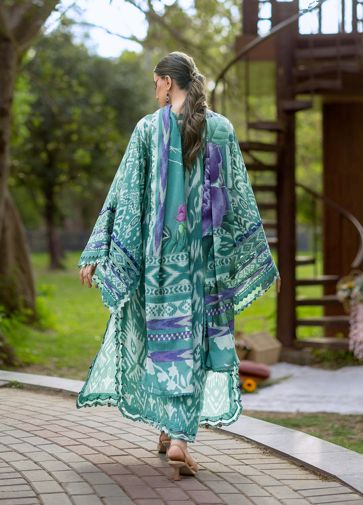 Bridgerton by Elaf Unstitched Printed Lawn 3 Piece Suit EL26ULB EPB-1A - Summer Collection