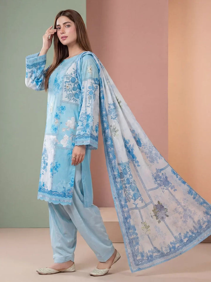 Salitex Women Unstitched Printed Lawn 3 Piece Suit SSW8U3P449 Casual Collection