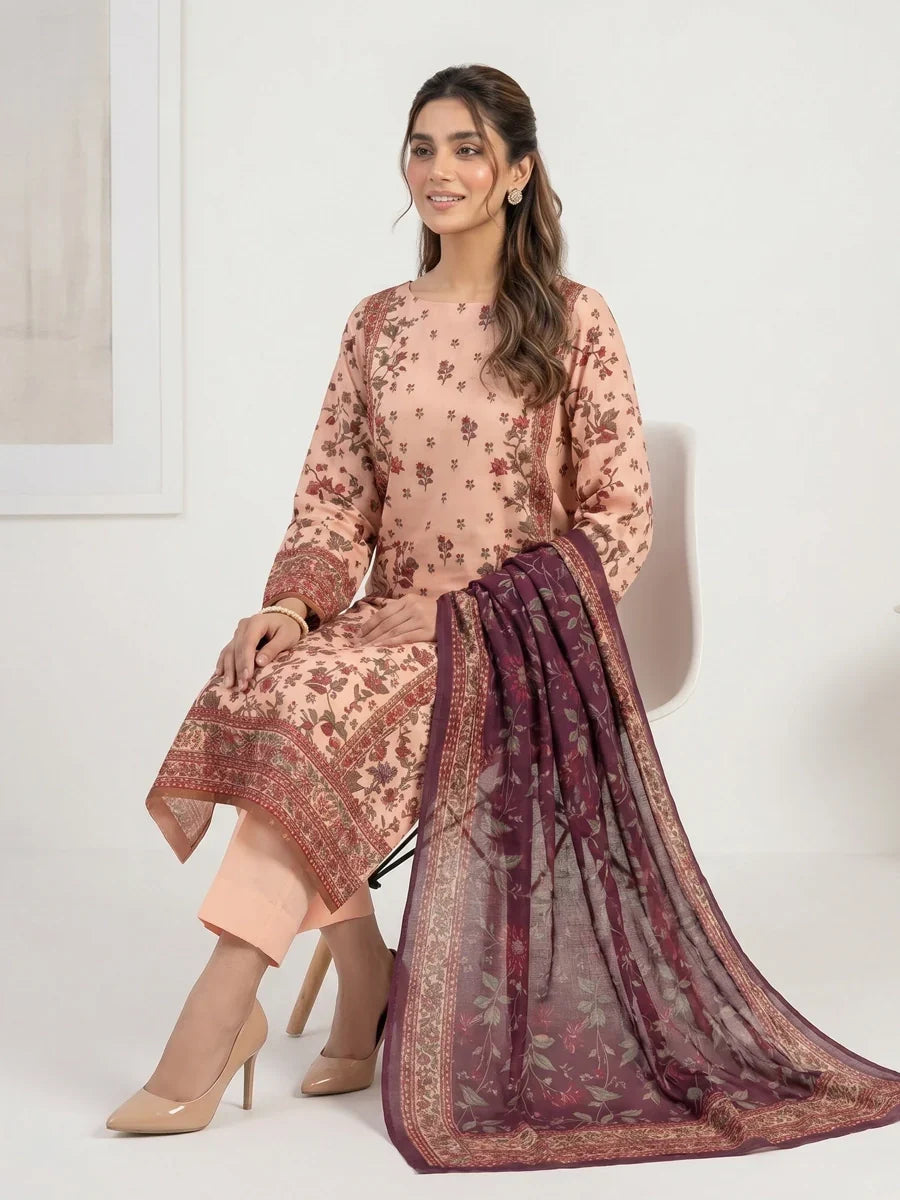 Salitex Unstitched Printed Lawn 3 Piece Suit SSW6U3P422 Summer Collection