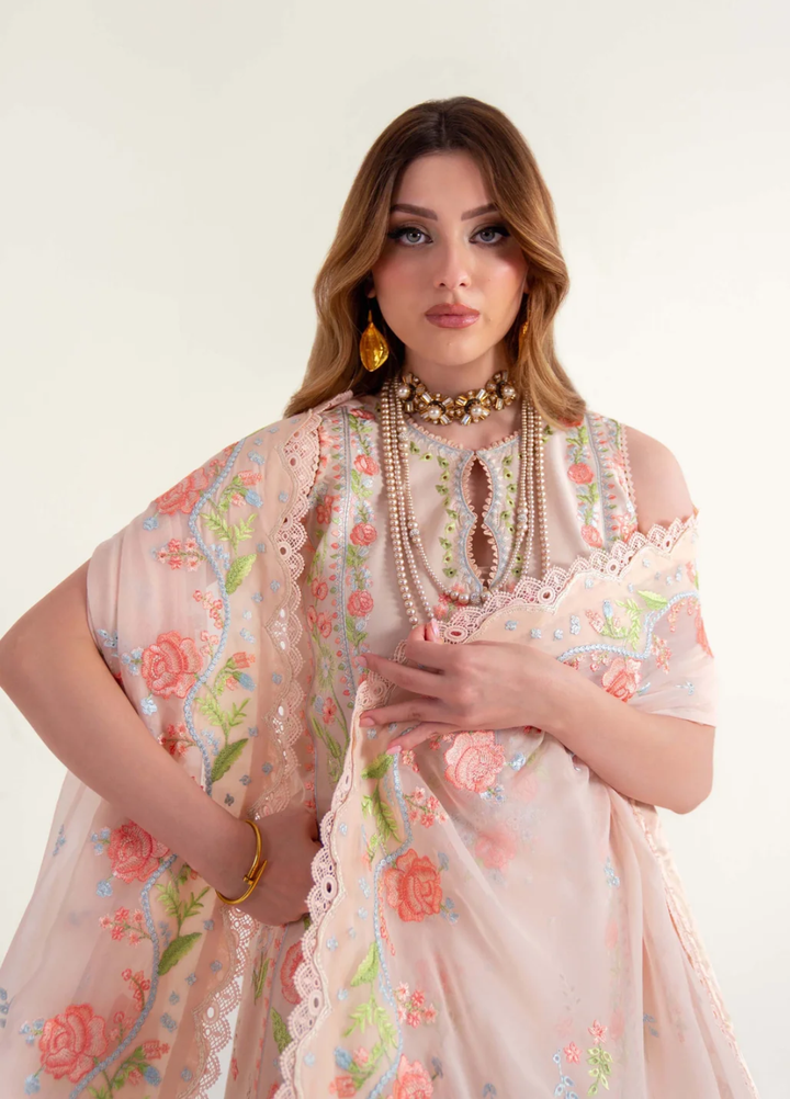 Sable Vogue Unstitched Embroidered Lawn 3 Piece Suit SV26UL SL-03-25-V2 - Summer Collection