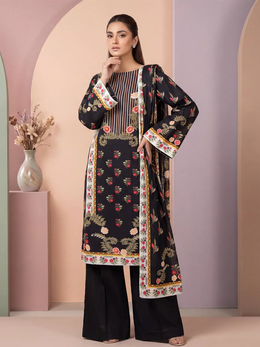 Salitex Women Unstitched Printed Lawn 3 Piece Suit SSW8U3P441 Casual Collection