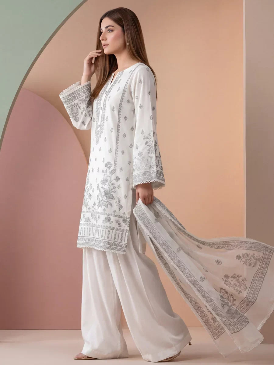 Salitex Women Unstitched Printed Lawn 3 Piece Suit SSW8U3P448 Casual Collection