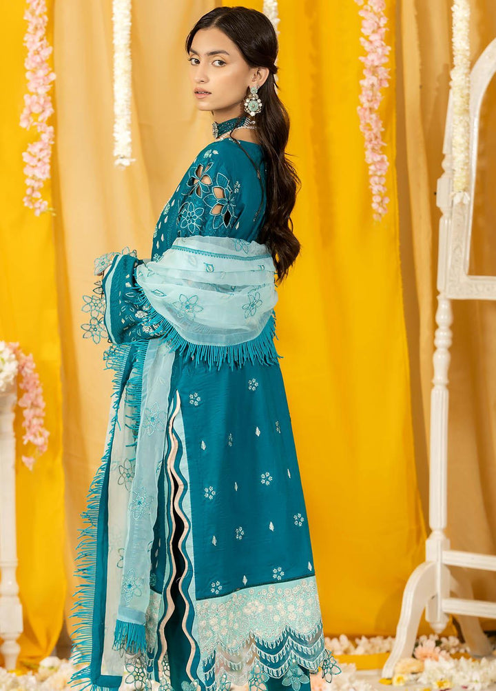 Ghazal By Humdum Embroidered Lawn Suits Unstitched 3 Piece HD23G D-05 - Summer Collection