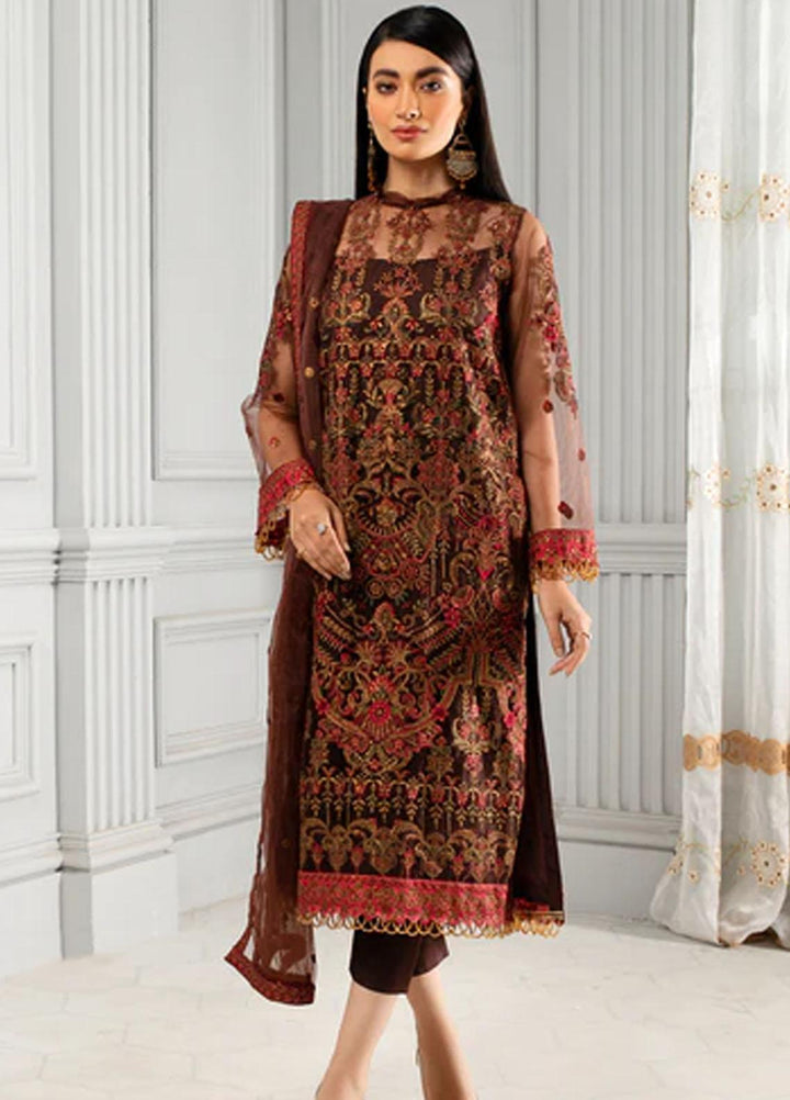 Misaal By Zarif Embroidered  Suits Unstitched 3 Piece Z-08 ELARA - Luxury Collection