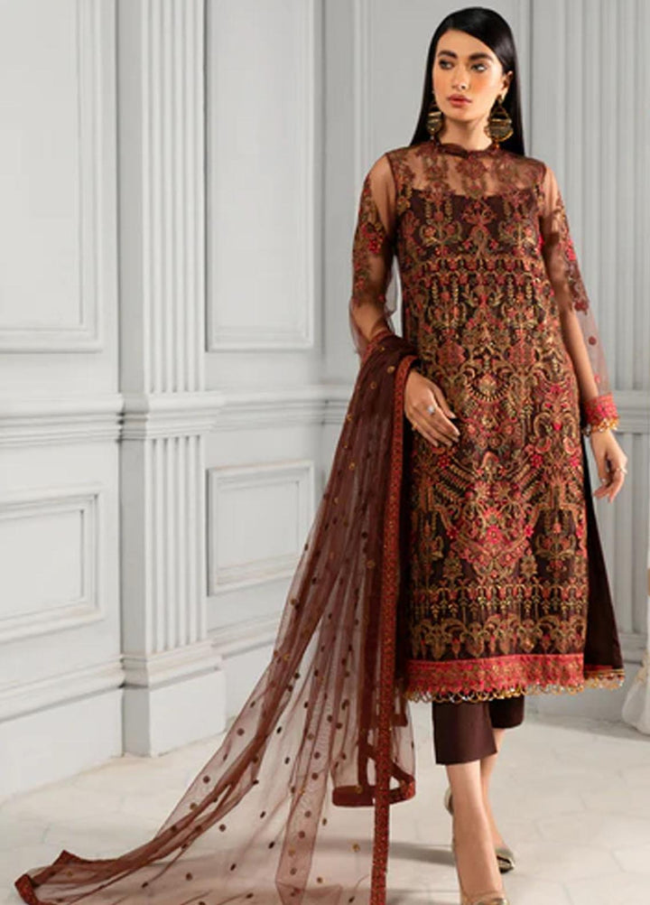 Misaal By Zarif Embroidered  Suits Unstitched 3 Piece Z-08 ELARA - Luxury Collection