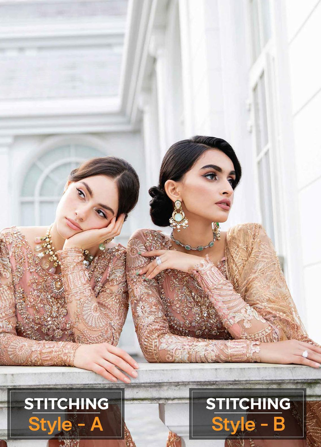 Serendipity by Mushq Embroidered Net Suits Unstitched 4 Piece MQ22S TDL22-05 Nicole - Luxury Wedding Collection