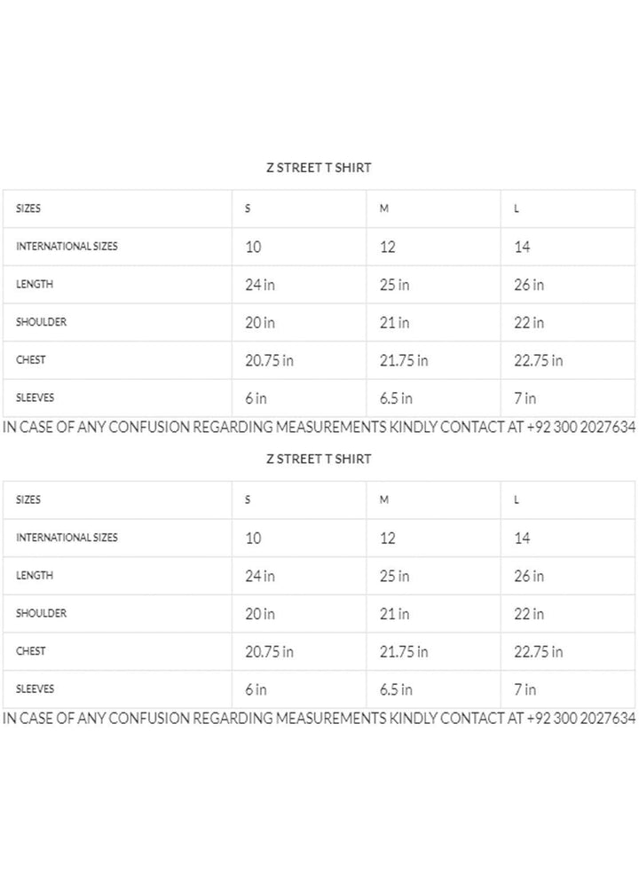 Zaaviay Pret  Cotton T-Shirt ZSZ23-007 (BLACK)