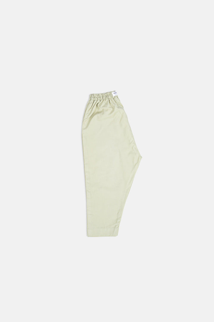 Muraqsh Ready To Wear Solids Cotton Boys Mint Green Blended Kurta Trouser MURGKT - Summer Collection