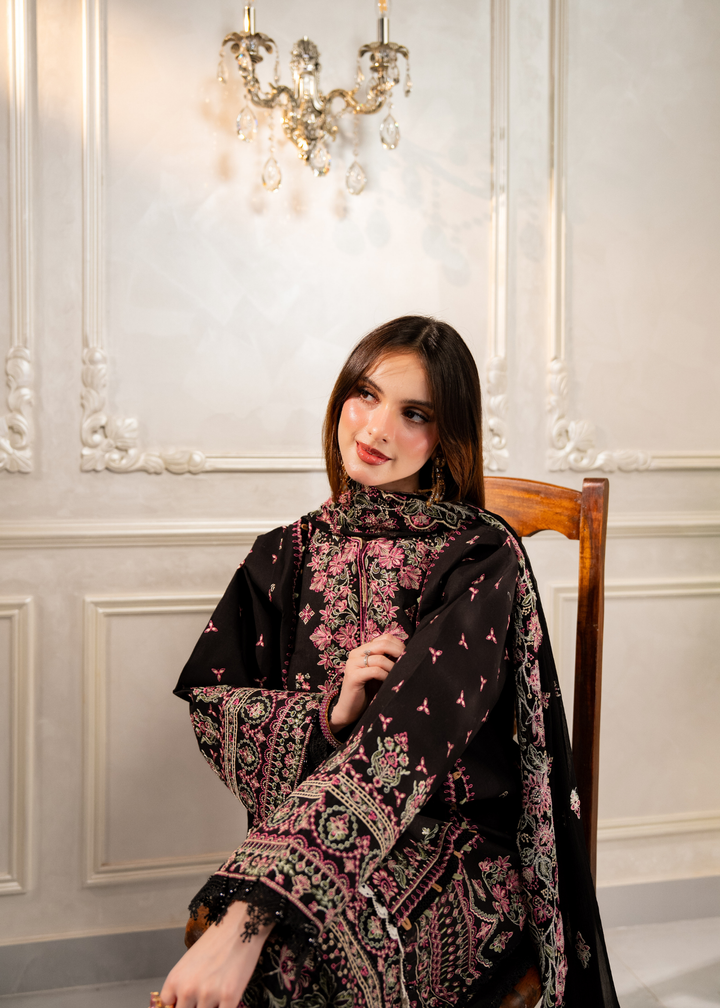 Aria By Meerak RTW Embroidered Lawn 3 Piece Suit Lael Festive Collection