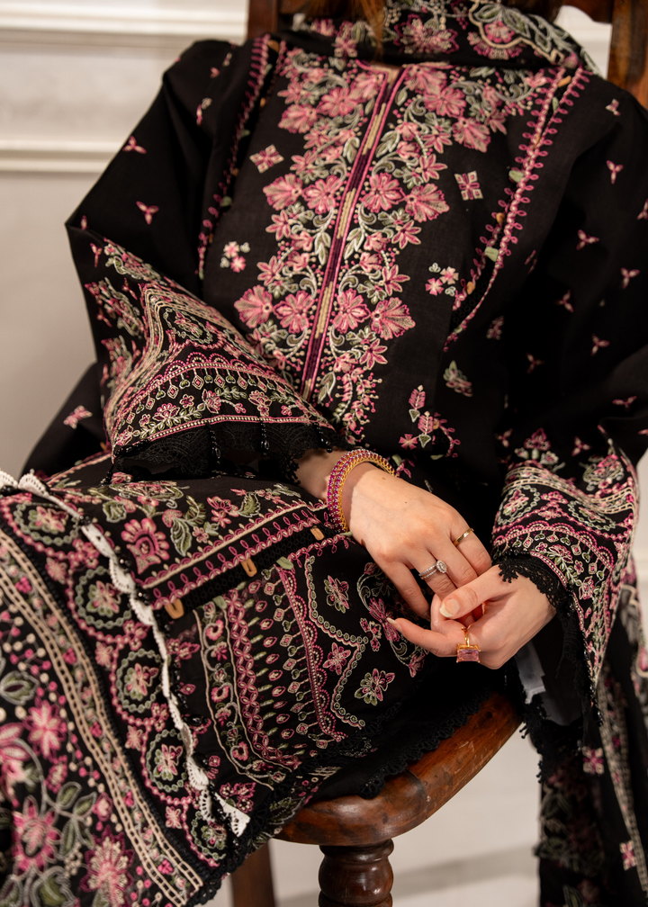 Aria By Meerak RTW Embroidered Lawn 3 Piece Suit Lael Festive Collection