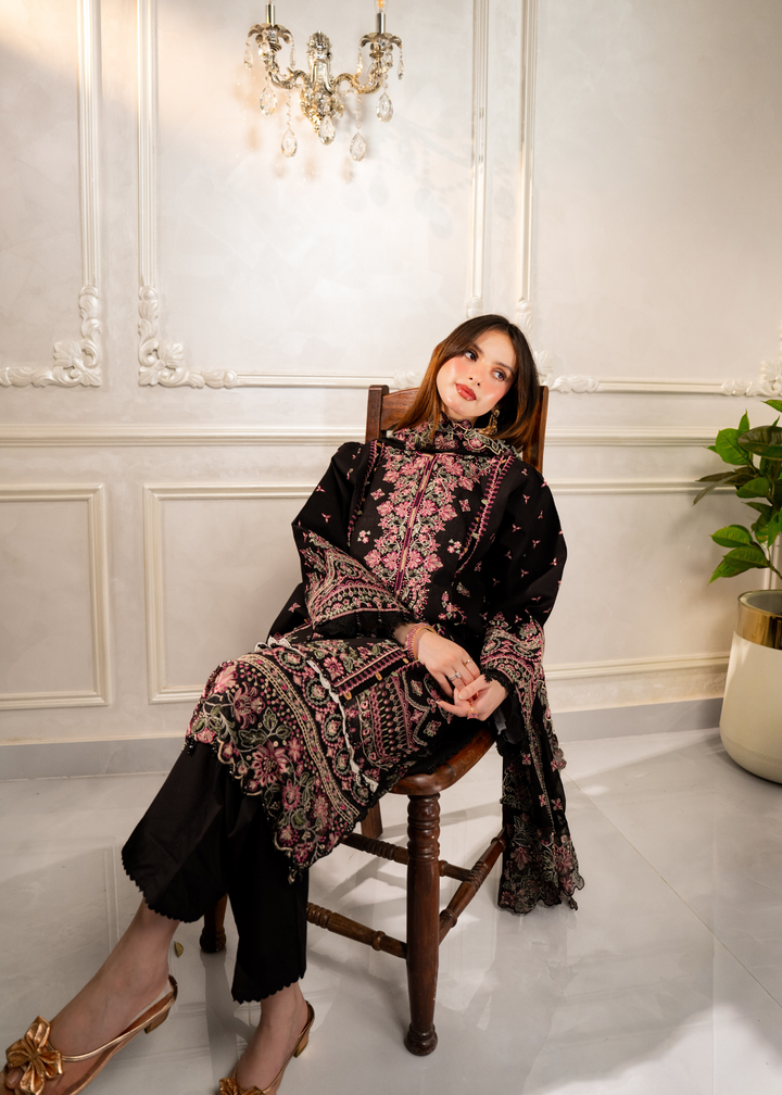 Aria By Meerak RTW Embroidered Lawn 3 Piece Suit Lael Festive Collection