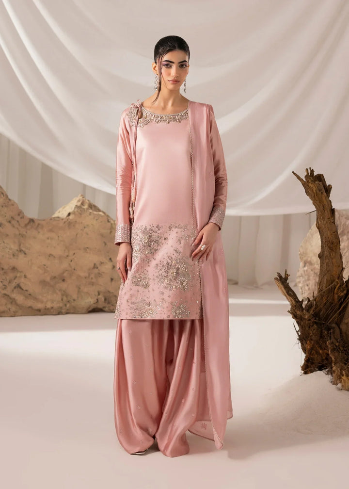 Celeste by Jamni RTW Embroidered Sheesha Silk 3 Piece Suit SAKURA Festive Collection