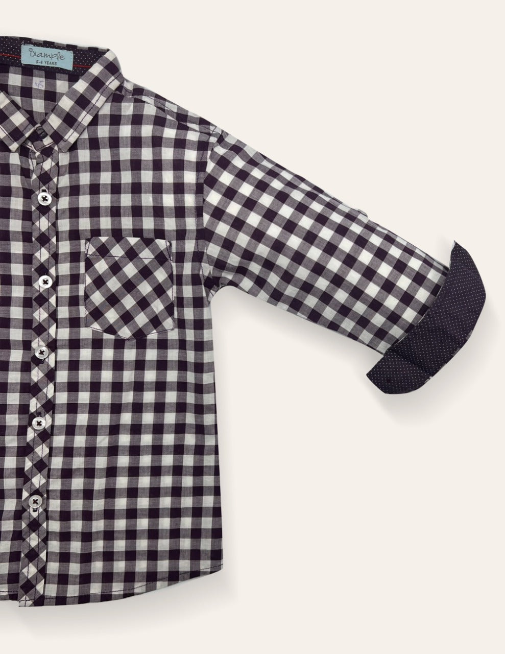 Ixample Pret Solid Cotton 1 Piece Boys Shirt
