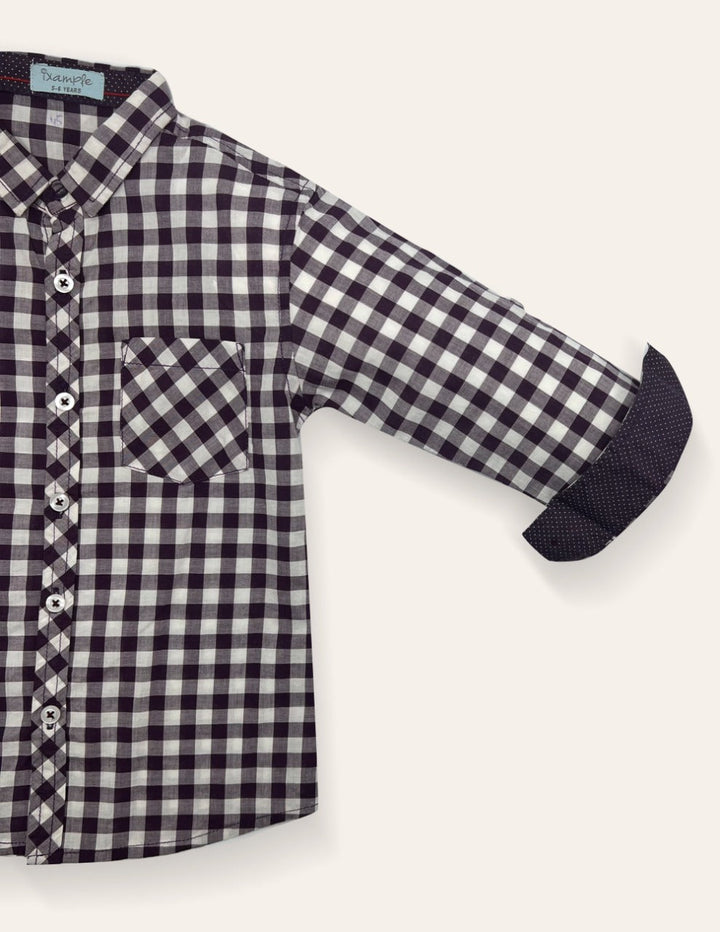 Ixample Pret Solid Cotton 1 Piece Boys Shirt