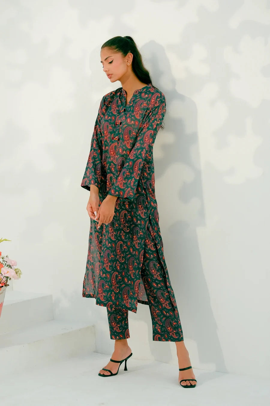 Dhaga Women Pret Printed 2 Piece Lawn Matching Separate FW24DSP001 - Summer Collection