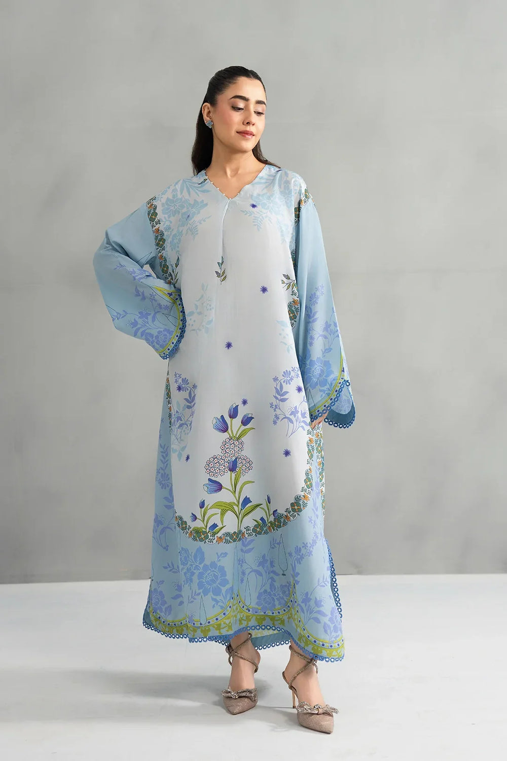 Dear Summer by Panache Women RTW Printed Lawn 2 Piece Suit Blue Whisper - Festive Collection