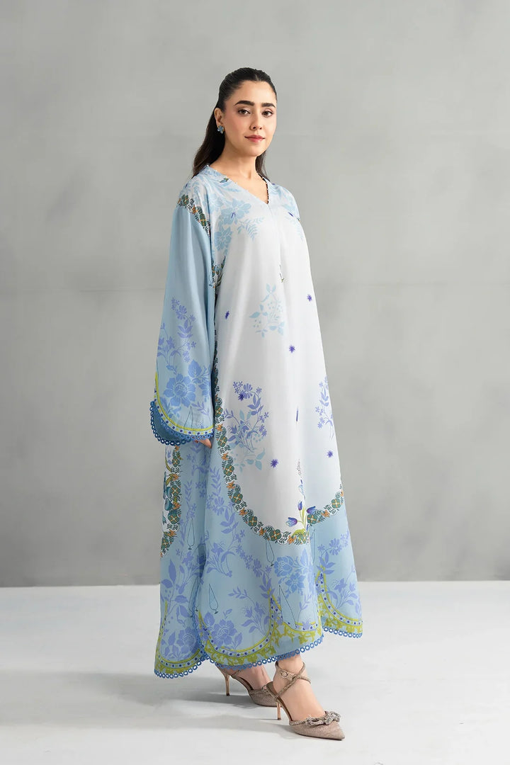 Dear Summer by Panache Women RTW Printed Lawn 2 Piece Suit Blue Whisper - Festive Collection