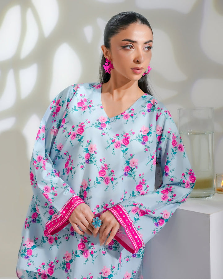 Dhaga Women Pret Printed 2 Piece Soft Crepe Erna SS25DSP261 - Summer Collection