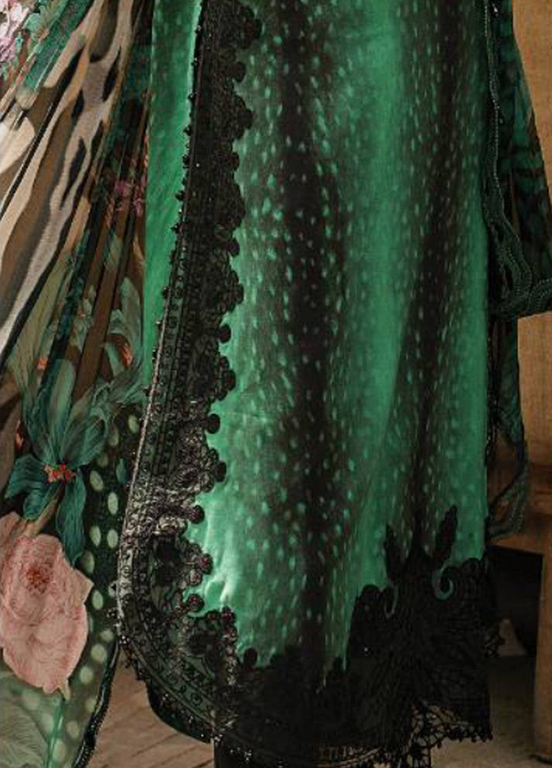 M Prints by Maria B Unstitched Printed Linen 3 Piece Suit MB26UPC 5A - Casual Collection