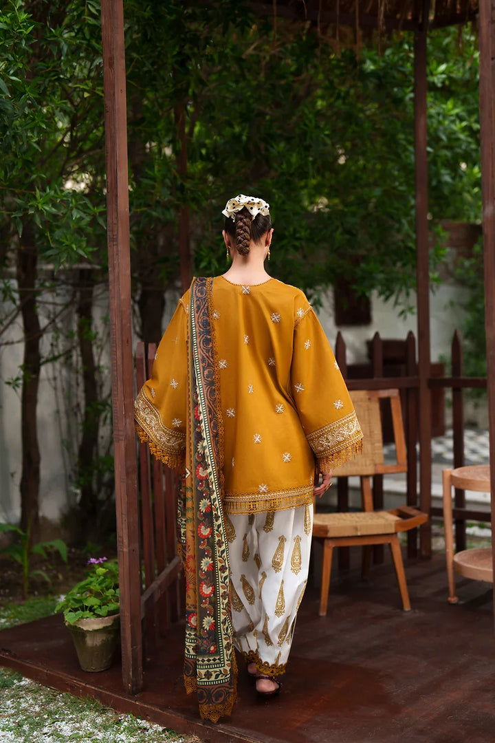 Laanem by Saira Rizwan Unstitched Embroidered Lawn 3 Piece Suit SR26ULL ZOYA-B - Summer Collection