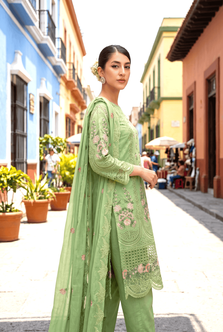 Celestia Luxe by Maherposh RTW Chikankari Lawn 3 Piece Suit Minr Reverie SS-206 Casual Collection