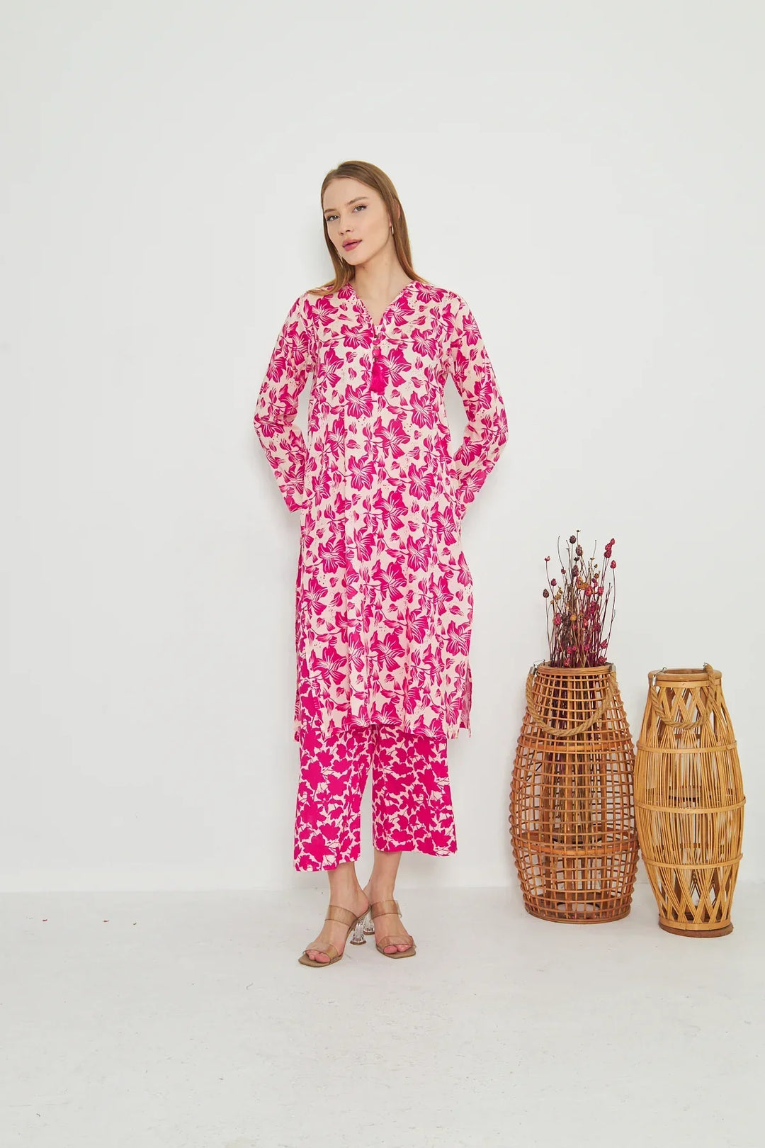 Dhaga Women Pret Printed 2 Piece Lawn Matching Separate FW24DSP0036 - Summer Collection