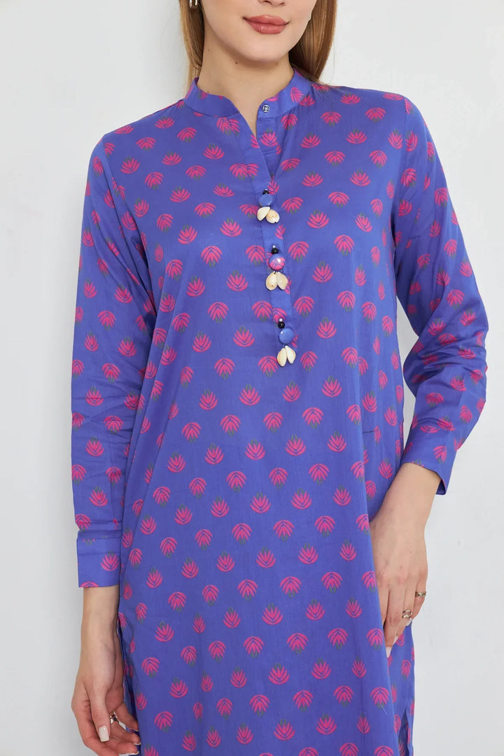 Dhaga Women Pret Printed 2 Piece Lawn Matching Separate FW24DSP0037 - Summer Collection