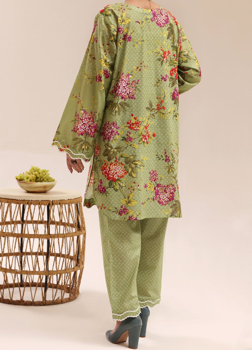 Riley Women RTW Embroidered Lawn 2 Piece Suit RL26RL Lime Grove - Casual Collection