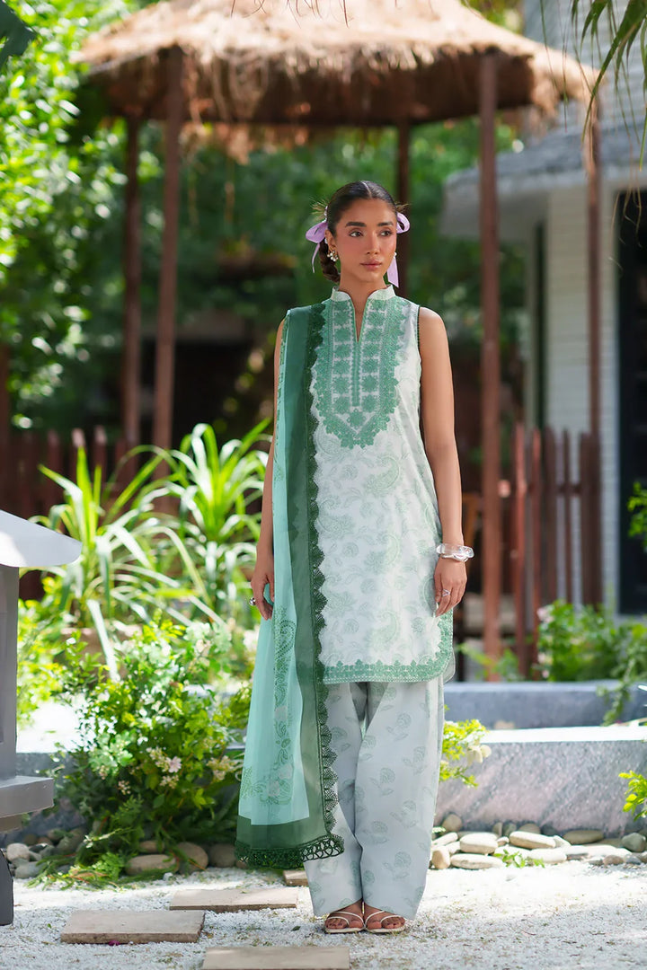 Laanem by Saira Rizwan Unstitched Embroidered Lawn 3 Piece Suit SR26ULL ZAREEN-B - Summer Collection