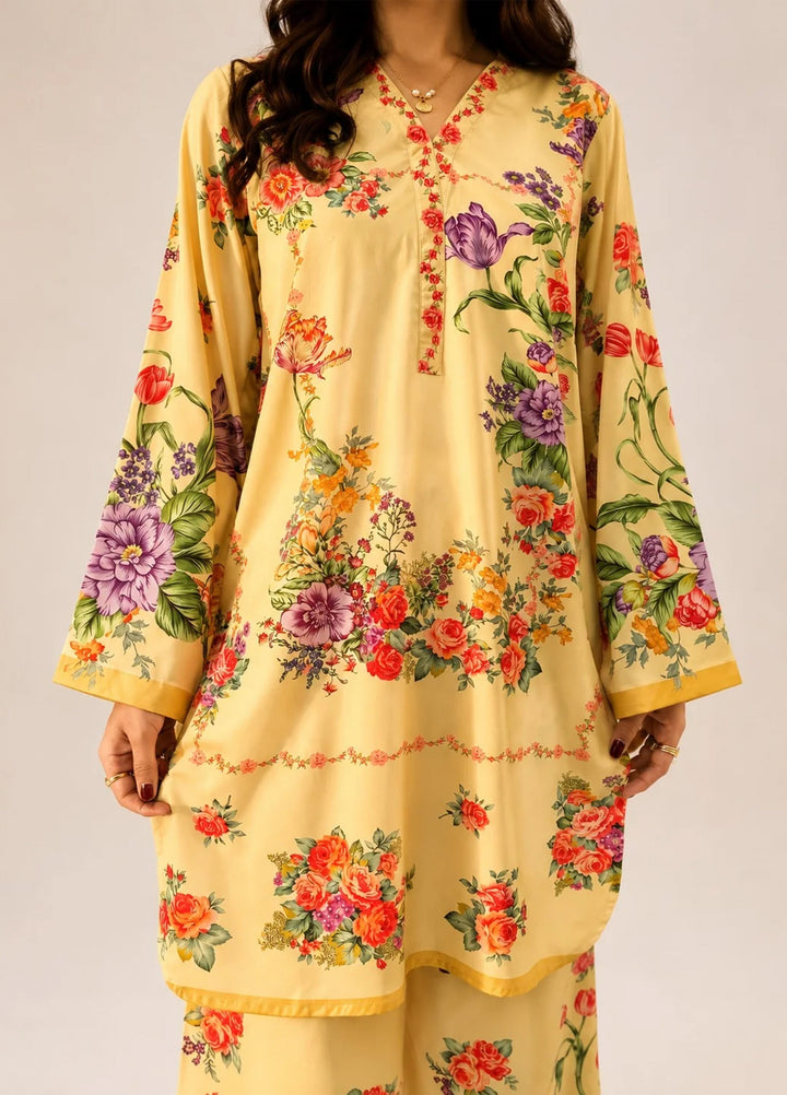 Saba Sumaiya Women RTW Printed Crepe Lawn 2 Piece Suit SS-78656 Whisteria - Casual Collection