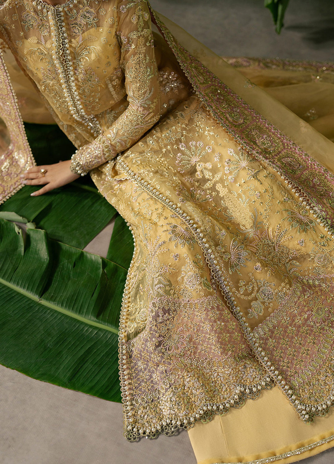 Pehli Nazar by Ayzel Embroidered Suits Unstitched 3 Piece AAFPZ25 D-03 Chahat - Formals Collection