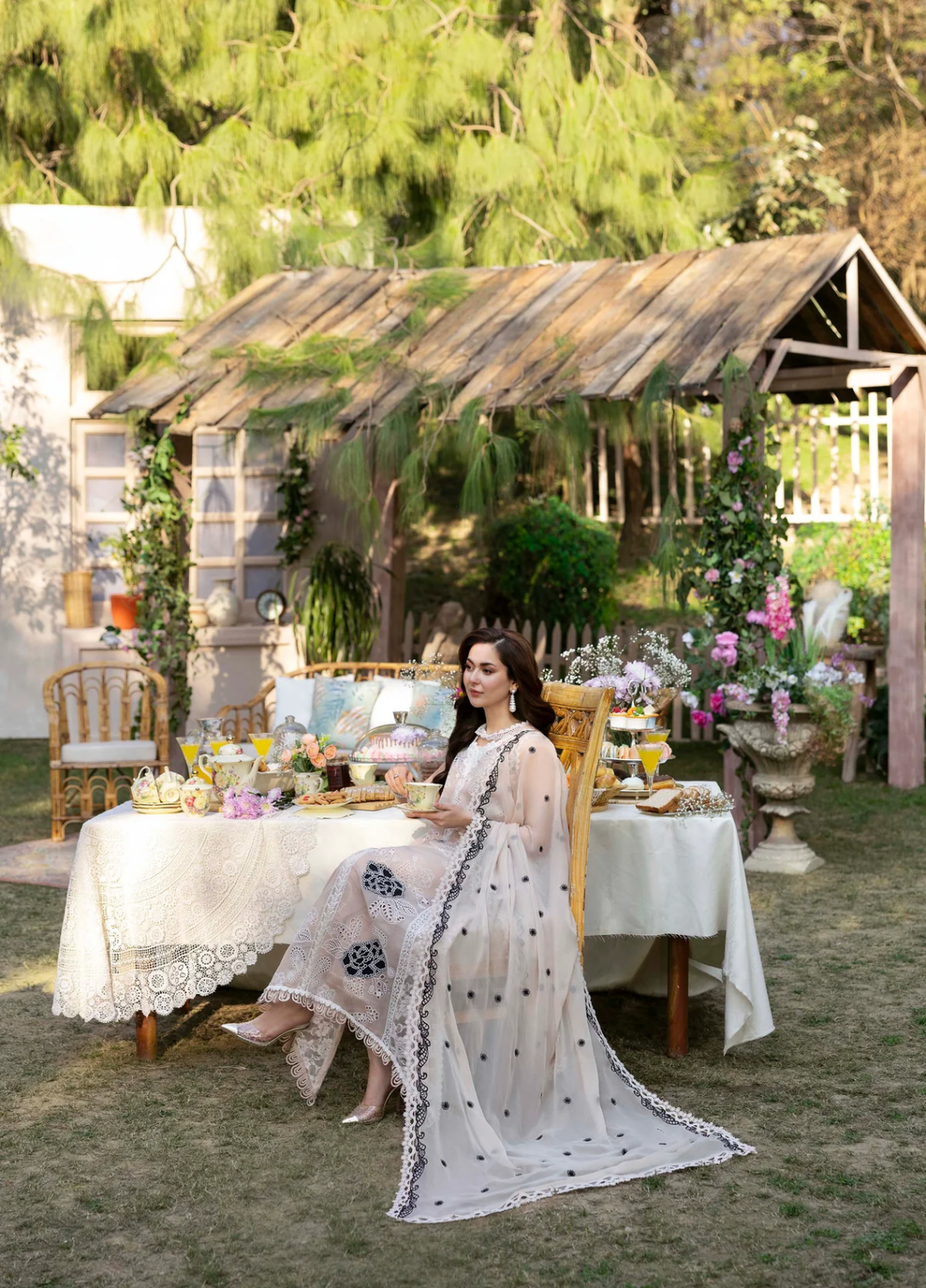 Sable Vogue Unstitched Embroidered Swiss voile 3 Piece Suit SV26UL SL-01-25 - Summer Collection