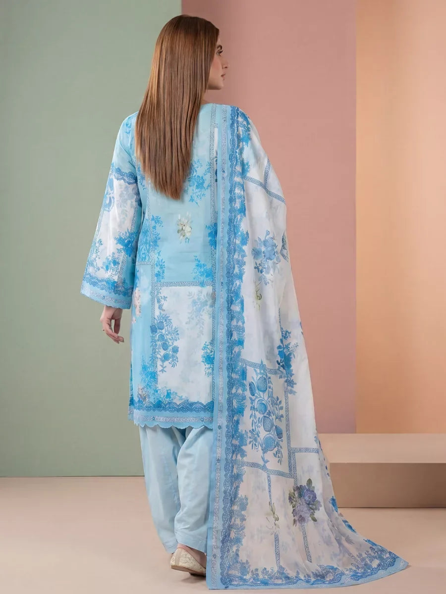 Salitex Women Unstitched Printed Lawn 3 Piece Suit SSW8U3P449 Casual Collection